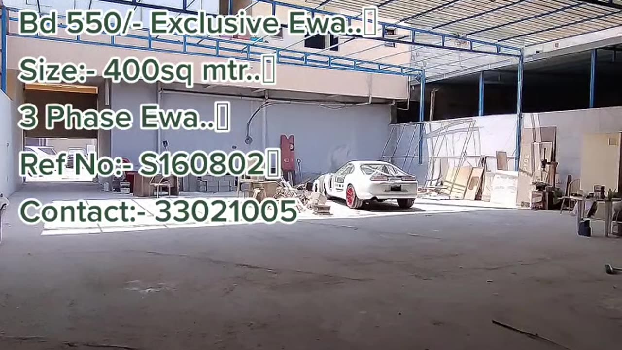 Hamala:-Warehouse/Workshop on Rent