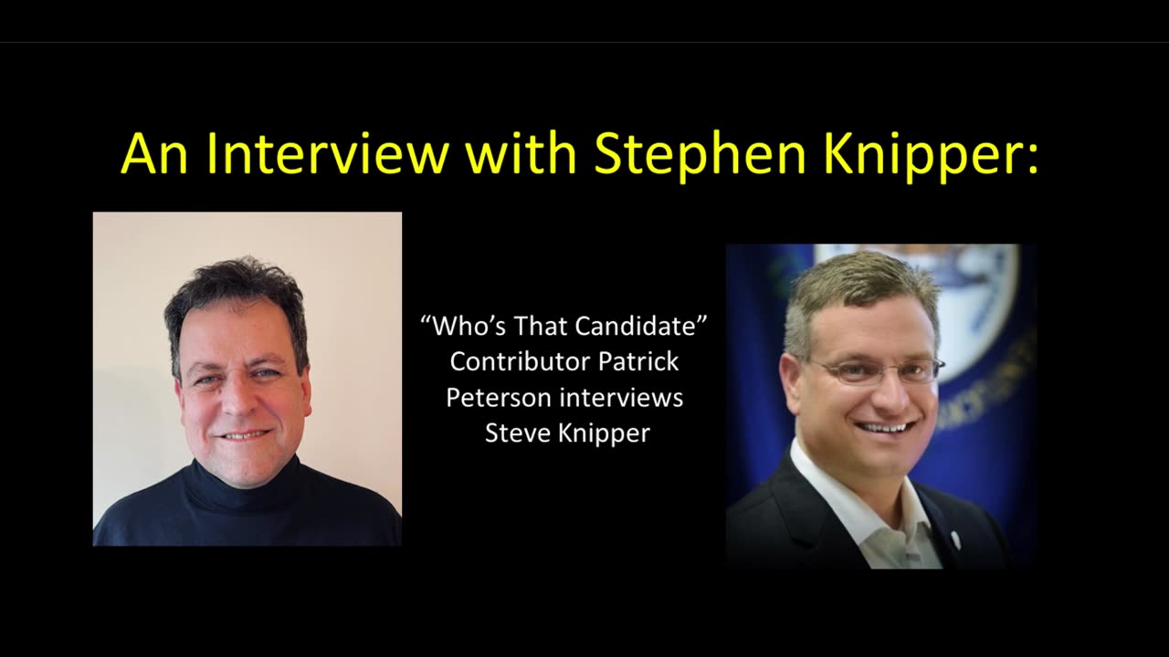 A Discussion of Election Integrity Issues, with Steve Knipper.