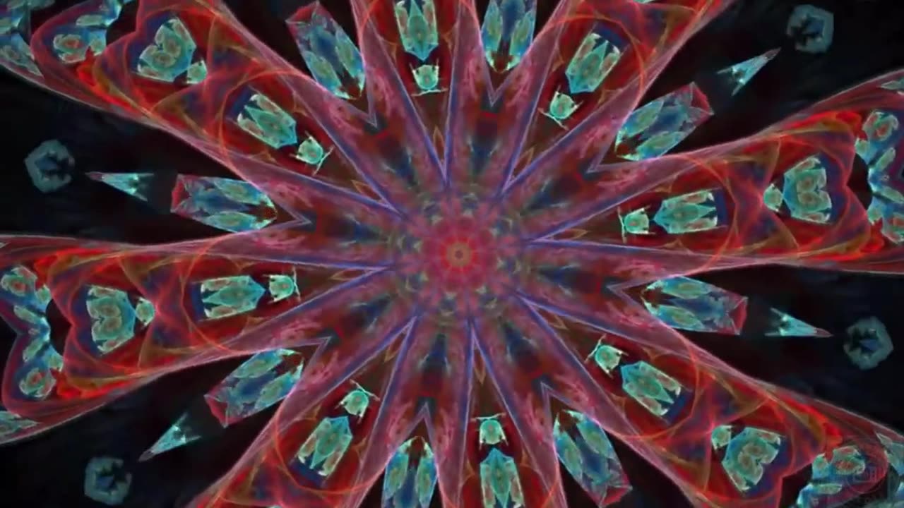 American Kaleidoscope Meditation with tribal sounds and subliminal messages