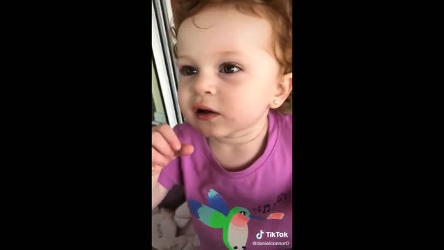 Little Girl Repeats Bad Word To Her Dad - Hilarious!!