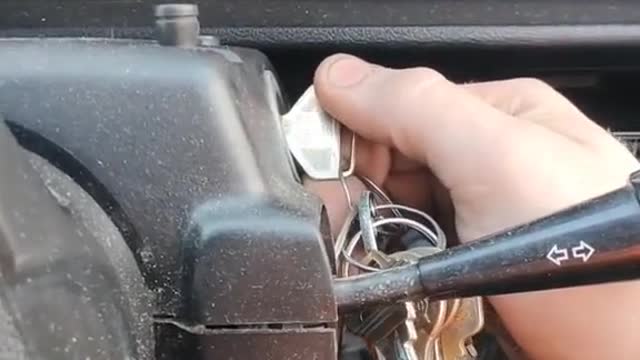 Automobile engine running demonstration