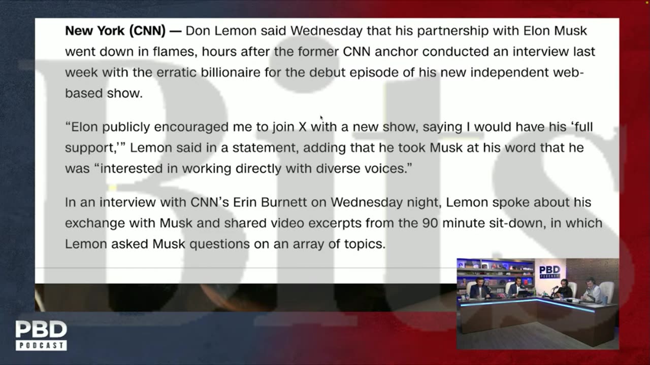 PBD Don Lemon gets cancelled by X #trending #viral #shorts #bitsentertainmentnews
