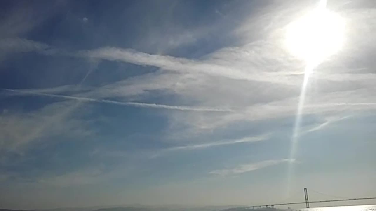 Clouds of the new world order. Chemtrails