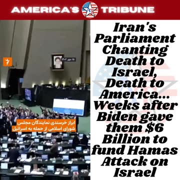 Iran's Parliament Erupts in Chants of Death to Israel and Death to America