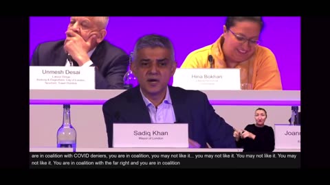 Sadiq khan heckled relentlessly as he labels all those who disagree with imposing crippling fines...