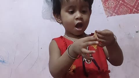 Cute baby, talking