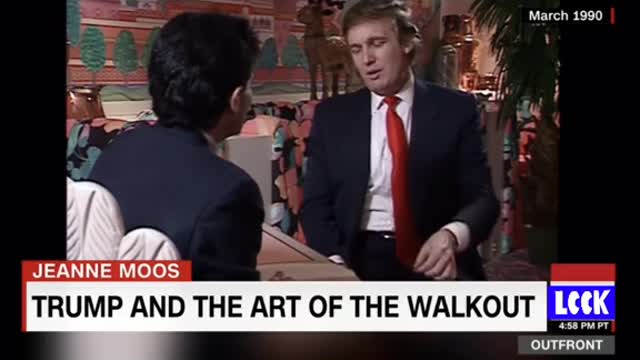 Young Trump Went Angry in Mid Interview With CNN