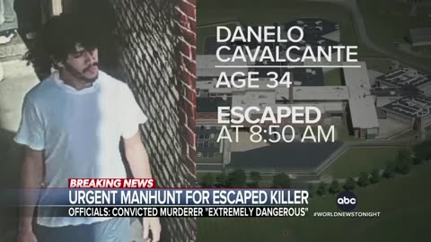 Urgent manhunt underway for escaped convict