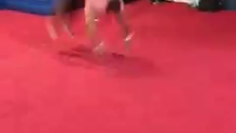 Man Performs Multiple Backflips