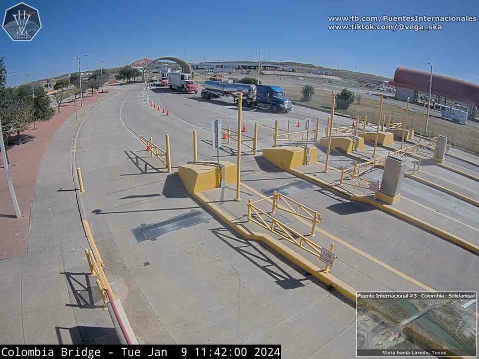 2024-01-09 - Puente Internacional 3 (viendo hacia Laredo, Texas)