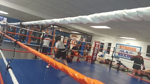 Joey sparring Dylan 2. 4/18/23