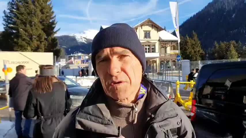 Alec Gagneux in Davos beim WEF 2023