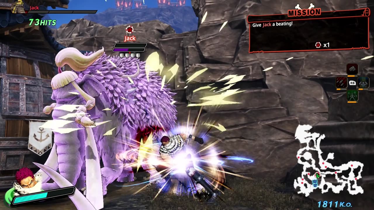 One Piece: Pirate Warriors 4 - A Bizarre Battle! Three Pirates Advance