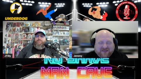 No Shave Man Cave Live / Lets Talk Wrestling and some other stuff