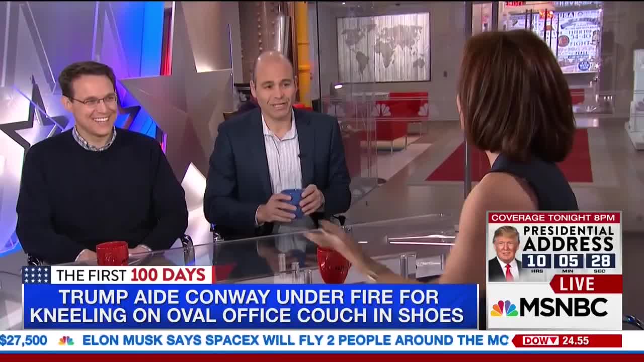 MSNBC Guest Jokes About Kellyanne Being On Her Knees In Oval Office