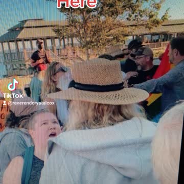 Mean Butchy Lesbian Type Bullying Women at the Julie Jaman Press conference Port Townsend