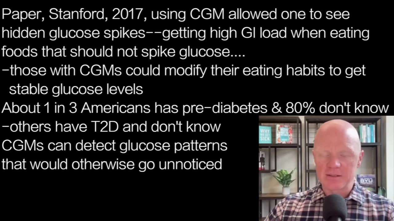 BEN BIKMAN c2 | UNDETECTED DIABETES…studies show 15% plus have T2D, found by CGMs