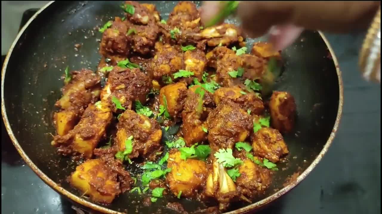 Spicy chicken fry _ Restaurant style chicken fry _ Simple spicy chicken fry