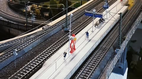 Residential Station Trains Miniature