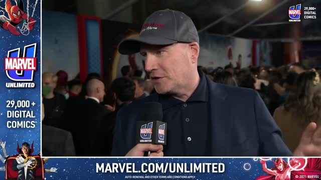 Kevin Feige On Making His Dream Spider-Man Movie Spider-Man No Way Home Red Carpet