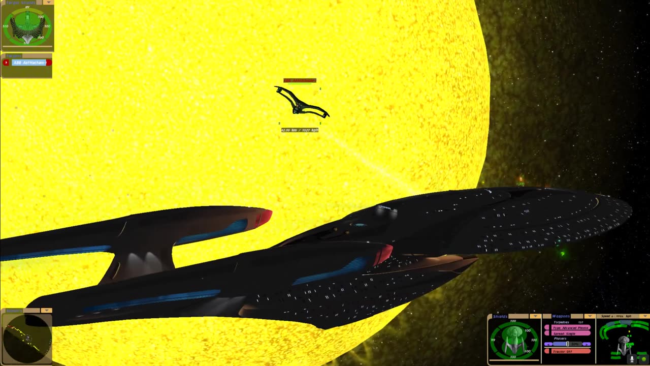 WC U.S.S. Polaris vs. Romulan XBB Ael'Hatham