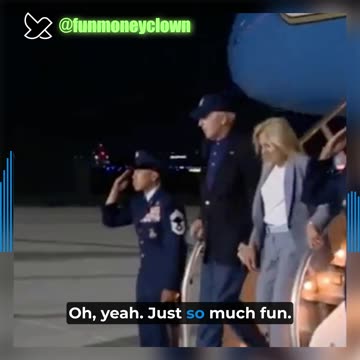 Joe JoJo Biden leaves Maui, Hawaii Part 2/2- Parody