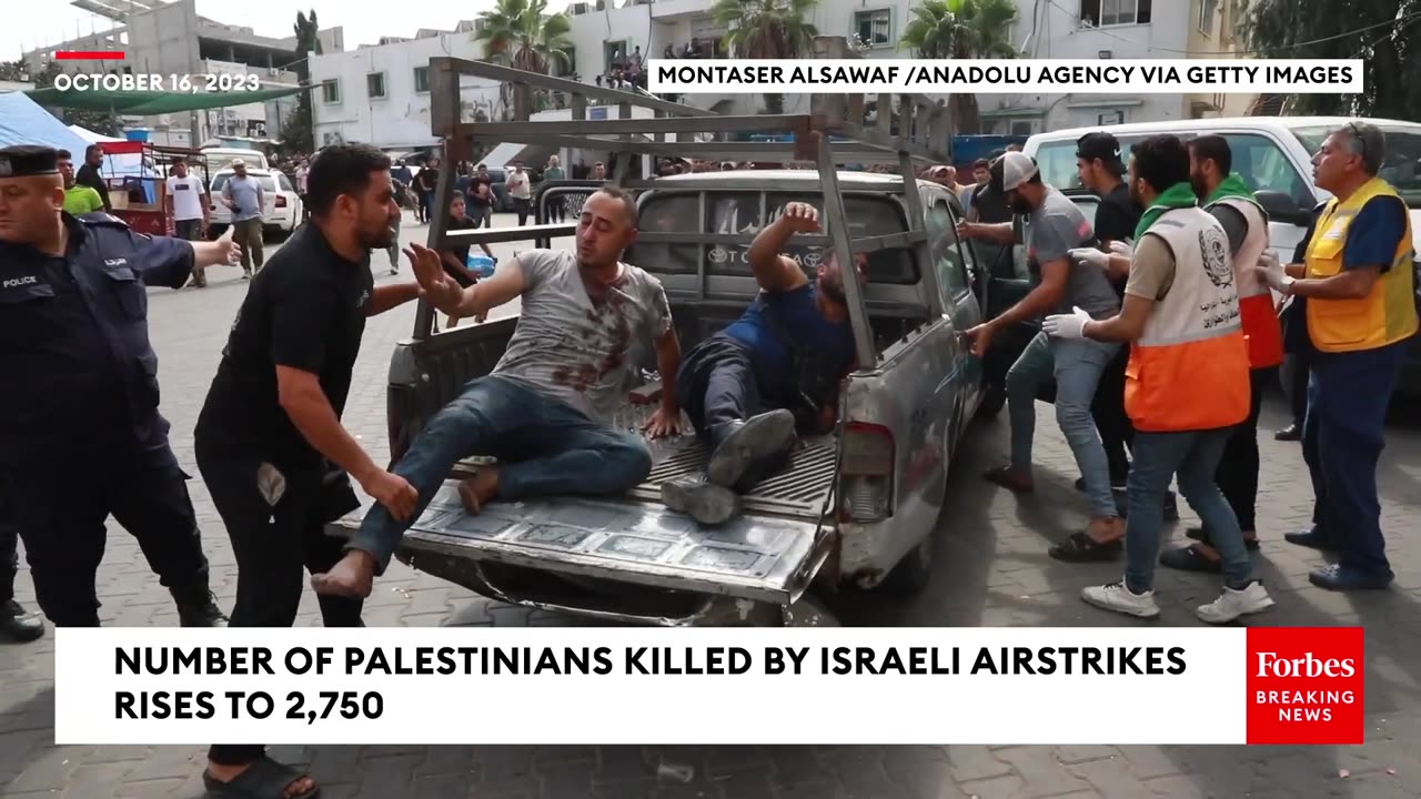 Number Of Palestinians Killed By Israeli Airstrikes Rises To 2,750 As Gaza Remains Under Siege