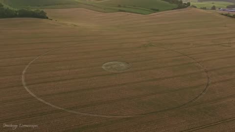Crop Circle - Cley Hill Near Warminster, Wiltshire, England - 10 August 2023