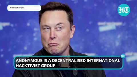 Anonymous sends a message to Elon Musk