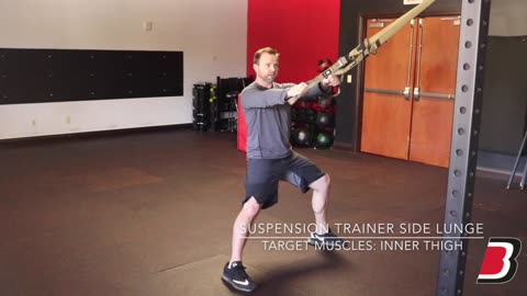 Suspension Trainer Side Lunge