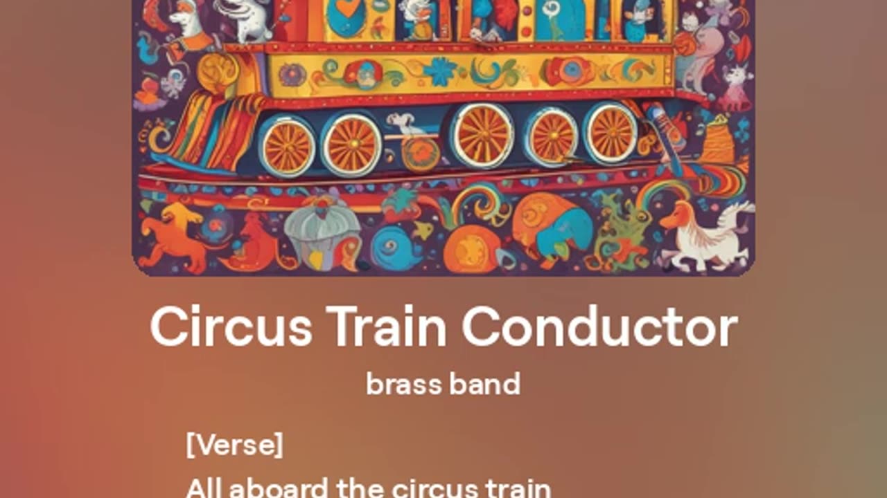 Circus Train Conductor