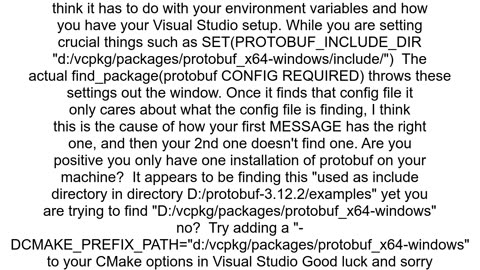 CMake can39t find protobuf when compiling Google39s protobuf example