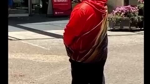 @AussieCossack was attacked by an assailant who grabbed his right arm.