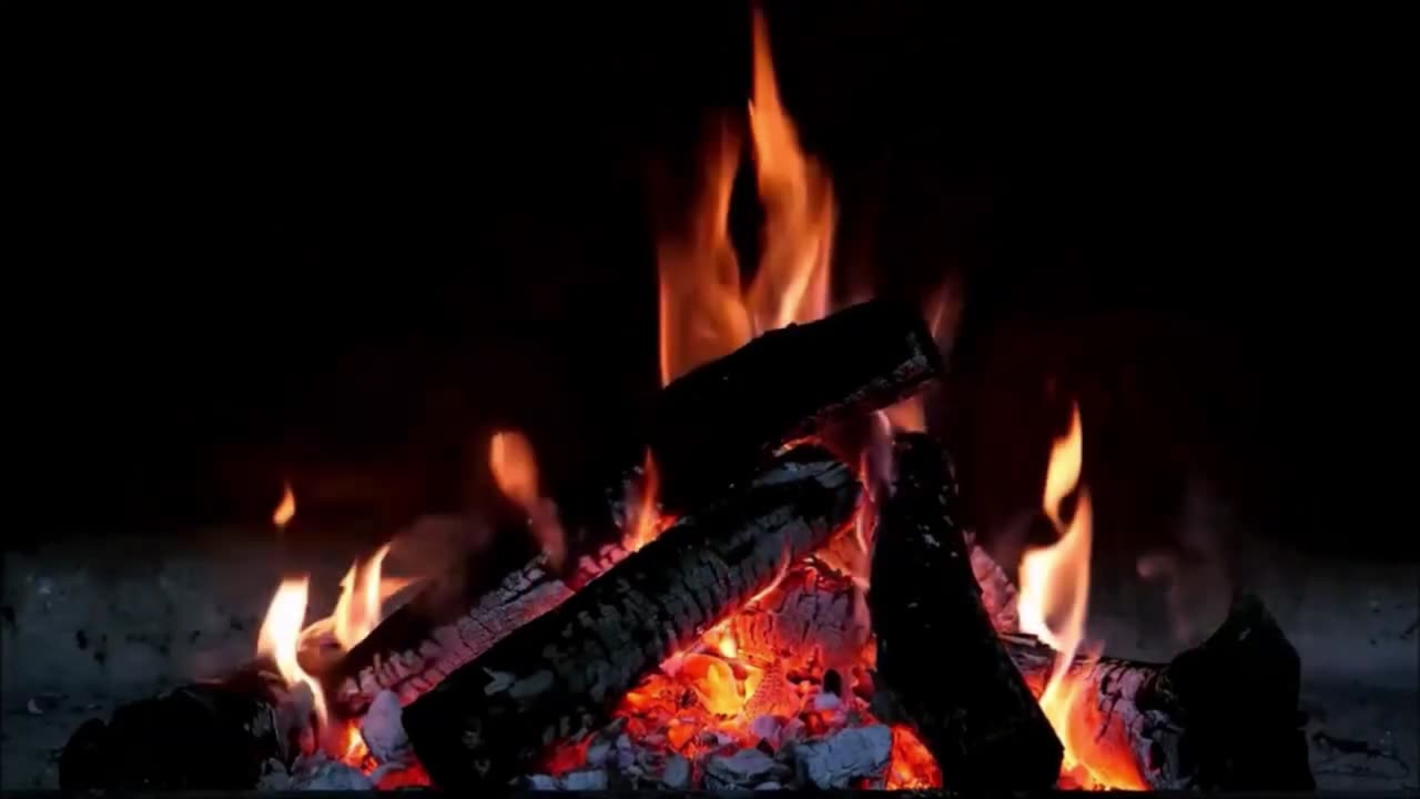 5 Rest and enjoy beautiful music with a fireplace