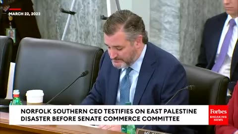 JUST IN- Ted Cruz Roasts Pete Buttigieg Over Response To East Palestine Derailment