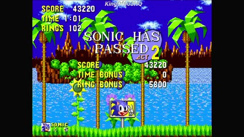 Sonic The Hedgehog Sega Genesis