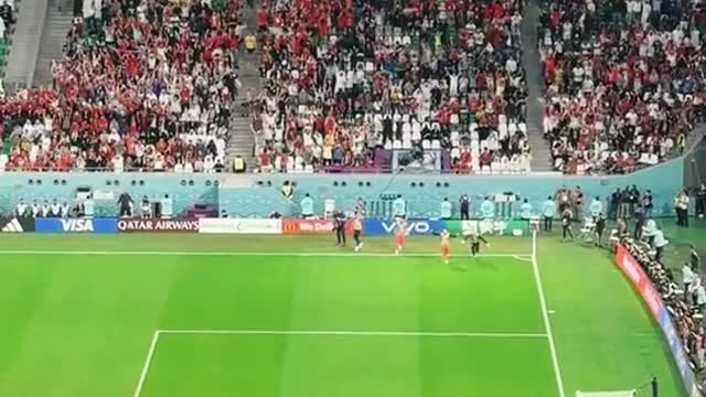 the iconic moment when South Korea scored the victory over. Portugal at Qatar World Cup