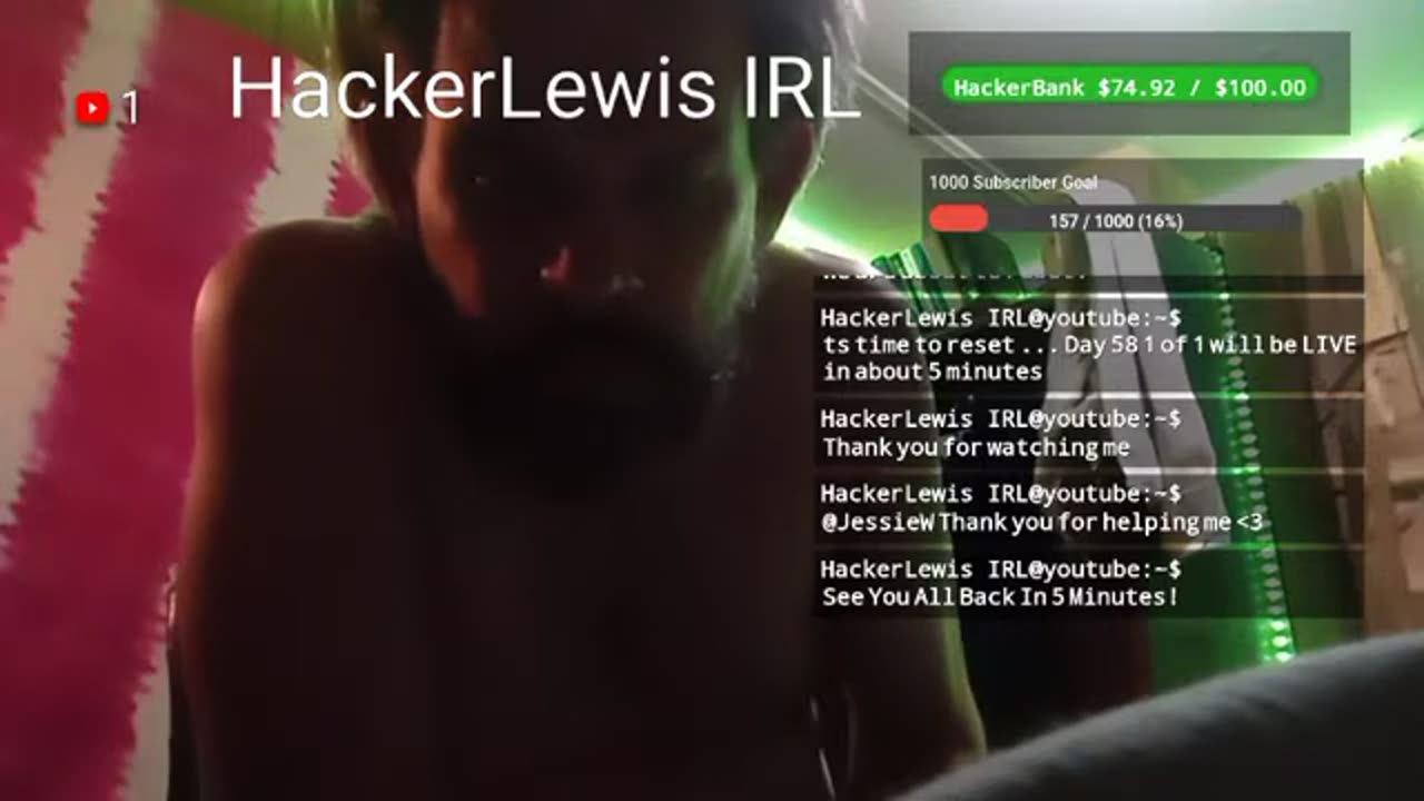 Day 57 - 2 of 2 - Dinner and Movie IRL - 😋 HackerLewis IRL