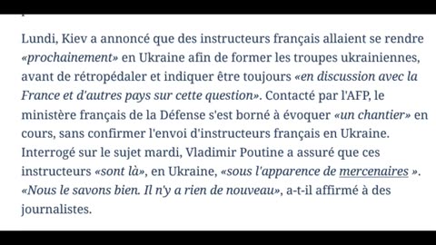 Macron tir de missiles français sur la Russie La guerre pour sauver sa peau