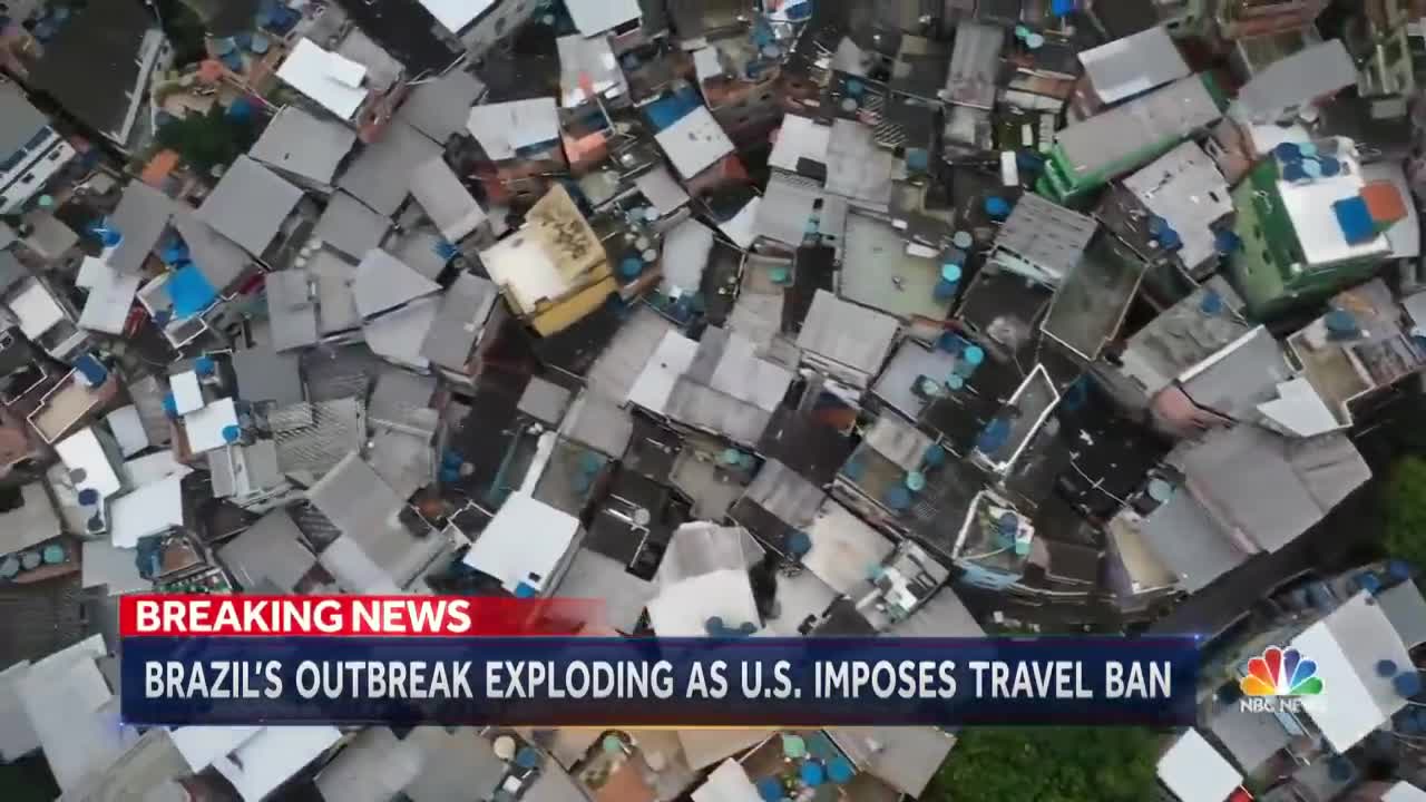 Inside Brazil Field Hospital Battling Coronavirus | NBC Nightly News