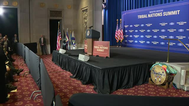 Biden delivers remarks at the White House Tribal Nations Summit