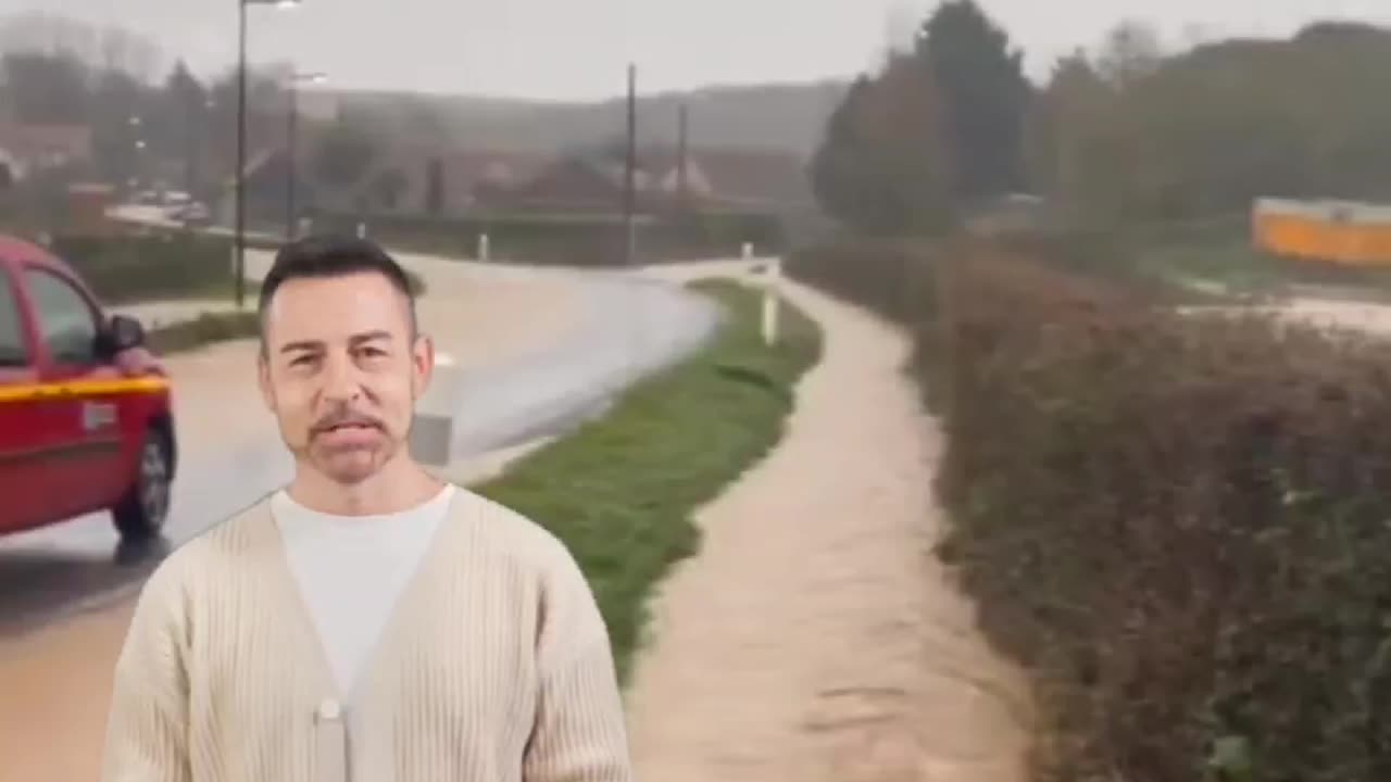 Мajor flooding in northwestern France 10.11.2023