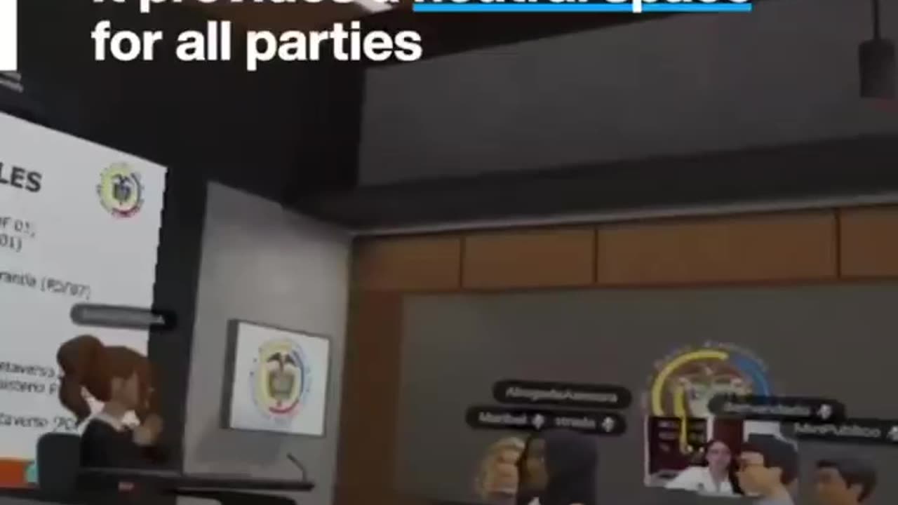 The WEF has posted a video example of a court hearing just held in Colombia… in the Metaverse.