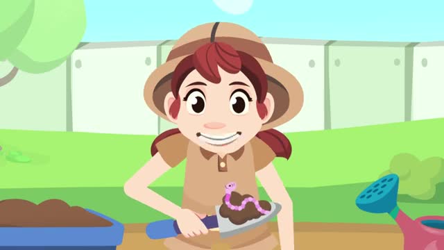 Worms - Invertebrate animals for kids - Natural Science for kids_Cut