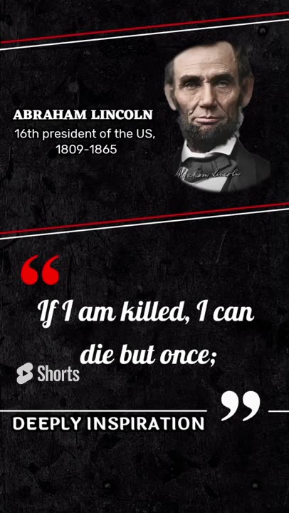 _Stunning Quotes About Death from Abraham Lincoln! _ _ #shorts #quotes #viral