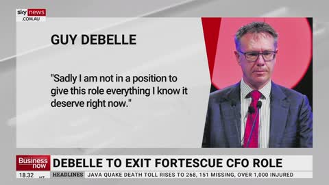 Debelle resignation the latest in a ‘string of high-profile exits’ from Fortescue