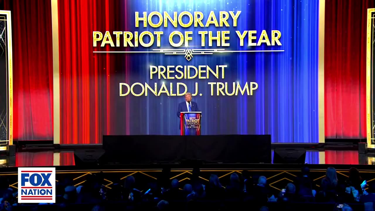 AMERICAN PATRIOT - Congratulations to President Trump wins 'Patriot of the Year' award!