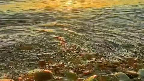 May the first ray of sunshine in the morning light