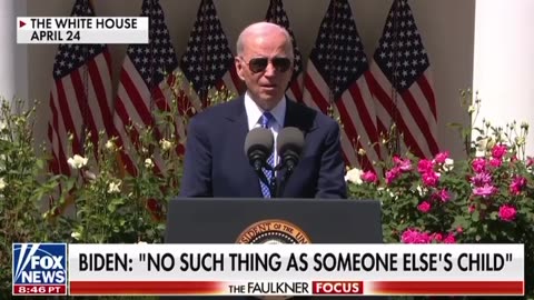 WH Again Says Kids Belong to All of Us…