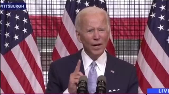 Joe Biden * Run Out* of Thoughts in his Speech